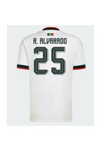 Meksiko Roberto Alvarado #25 Jalkapallovaatteet Vieraspaita MM-kisat 2026 Lyhythihainen